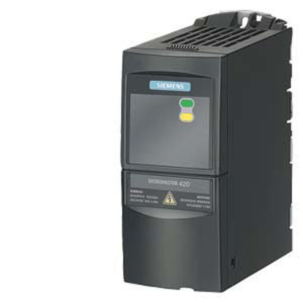 Picture of MICROMASTER 440 without filter 380-480 V 3 AC +10/-10% 47-63 Hz constant torque 0.37 kW