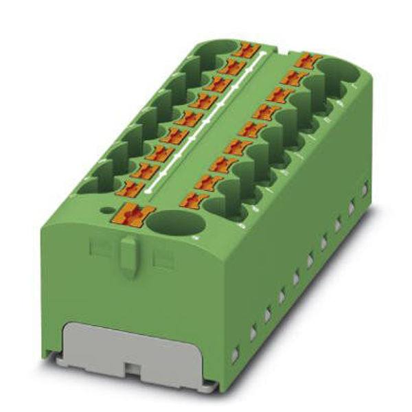 Picture of Jaotusklemm PTFIX 10mm²/18x4mm², roheline, (lisada DIN adapter 3274054), Phoenix