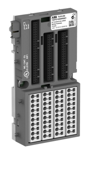 Picture of Terminal unit, I/O modules, spring type, 24 VDC, ABB