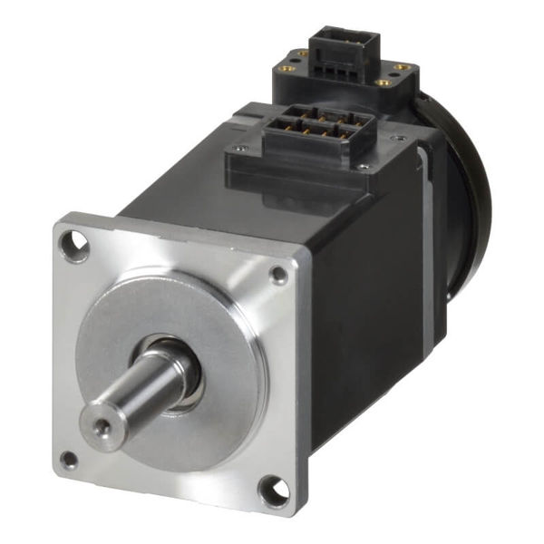 Picture of 1S AC servo motor, 100 W, 230 VAC, 3000 rpm, 0.318 Nm, absolute encoder, with brake