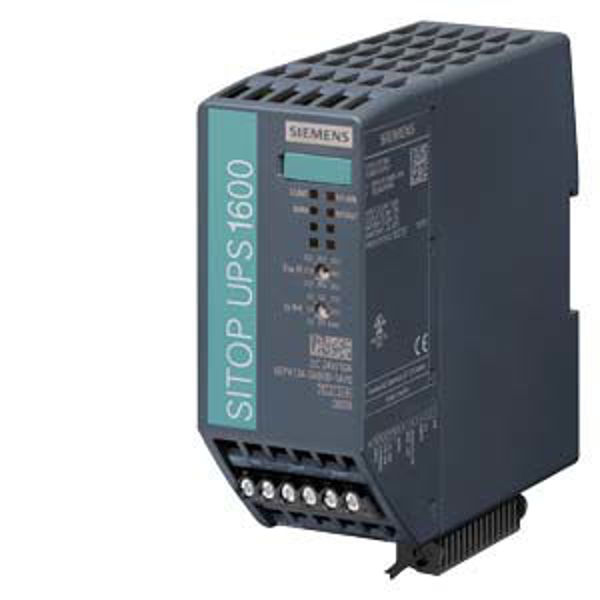 Picture of SITOP UPS1600 10 A USB uninterruptible power supply, USB, 24VDC/24VDC/10A, Siemens